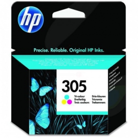 HP 305 Kleureninktset (3YM60AE), cyaan, magenta, geel, inktcartridge voor inkjetprinters, 100 pag.
