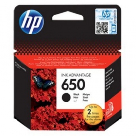 HP No.650 (CZ101AE), zwarte cartridge voor inkjetprinters