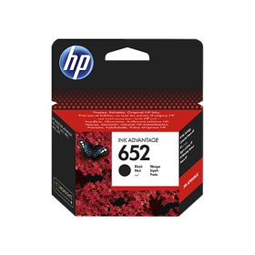 HP No.652 (F6V25AE), zwarte cartridge voor inkjetprinters, 360 pagina's.