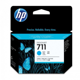 HP No.711 (CZ130A), cyaan inktcartridge voor inkjetprinters