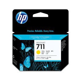 HP No.711 (CZ136A), geel patroon voor inkjetprinters