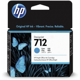 HP No.712 (3ED67A), blauw patroon Rašaliniams spausdintuvams, 29ml.