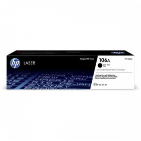 HP (W1106A, 106A), zwarte tonercartridge voor laserprinters, 1000 pagina's