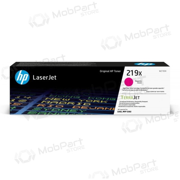 HP 219X (W2193X) lasercartridge, magenta