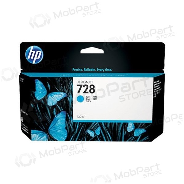 HP 728 (F9J67A) Inktcartridge, Cyaan