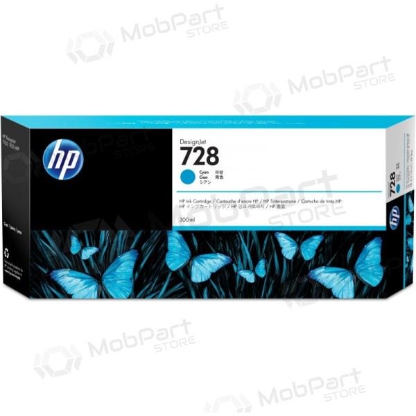 HP 728 (F9K17A) Inktcartridge, Cyaan