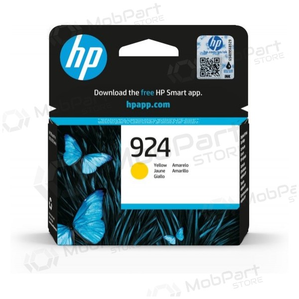 HP 924 (4K0U5NE) inktcartridge, geel