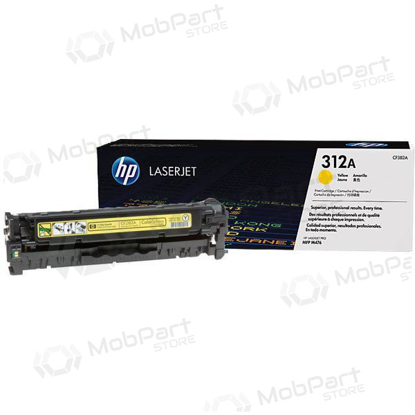 HP No.312A (CF382A), geel patroon voor laserprinters, 2700 pagina's.