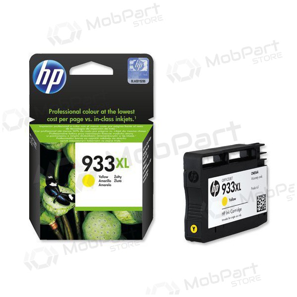 HP No.933 XL (CN056AE), geel patroon voor inkjetprinters, 825 pagina's.