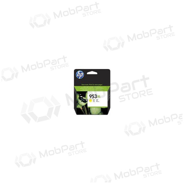 HP No.953 XL (F6U18AE), gele cartridge voor inkjetprinters, 1600 pagina's