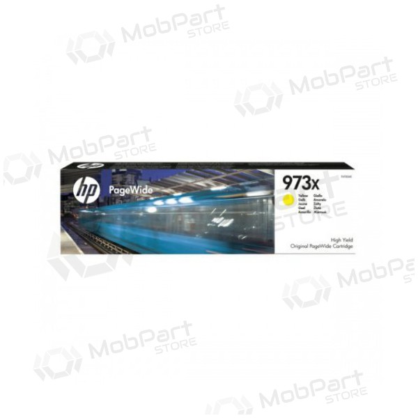 HP No.973X (F6T83AE), geel patroon voor inkjetprinters, 7000 pagina's.