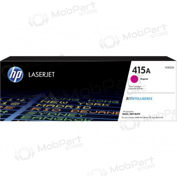 HP (W2033A, 415A), magenta cartridge voor laserprinters