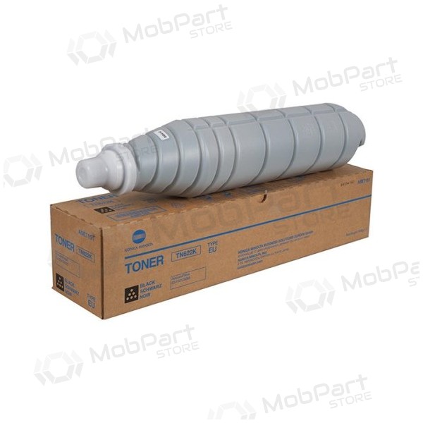 Konica Minolta TN622K (A5E7151) lasercartridge, zwart