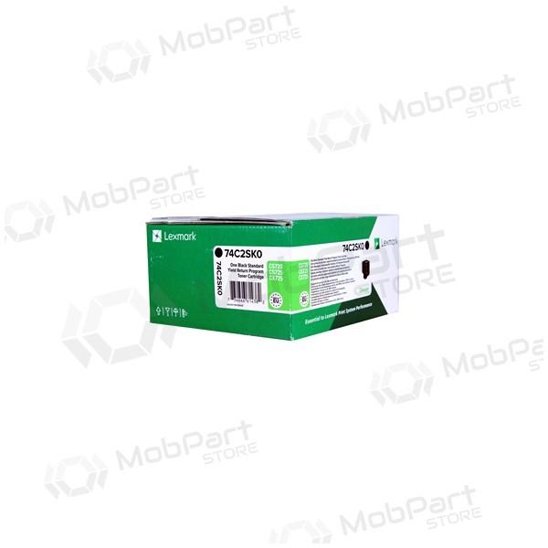 Lexmark (74C2SKE/ 74C2SK0 ), zwart patroon voor laserprinters, 7000 pagina's.