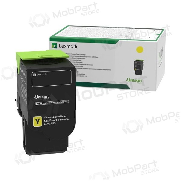 Lexmark 78C2XY0 cartridge voor laserprinters, geel (5000 pagina's)
