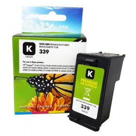 Compatibele Static Control HP 339 (C8767EE) zwarte inktcartridge, 860 pagina's.