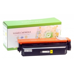 Compatibele Static Control HP (CF412X) / Canon CRG 046H, gele toner cartridge voor laserprinters, 5000 pagina's.