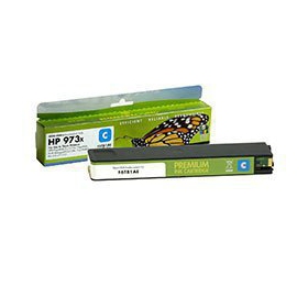 Compatibele Static Control HP No.973X (F6T81AE) cyaan inktcartridge met nieuwe chip voor inkjetprinters, 7000 pagina's.