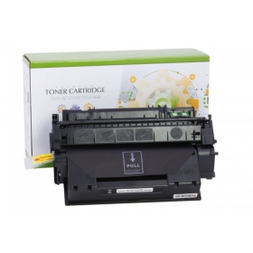 Compatibele Static Control zwarte tonercartridge voor laserprinters, geschikt voor HP Q5949X/Q7553X/CRG-708H/CRG-715H, 6000 pagina's.