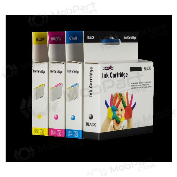 Neorigineel Print4U HP 932XL, zwart patroon voor inkjetprinters, 1000 pagina's.