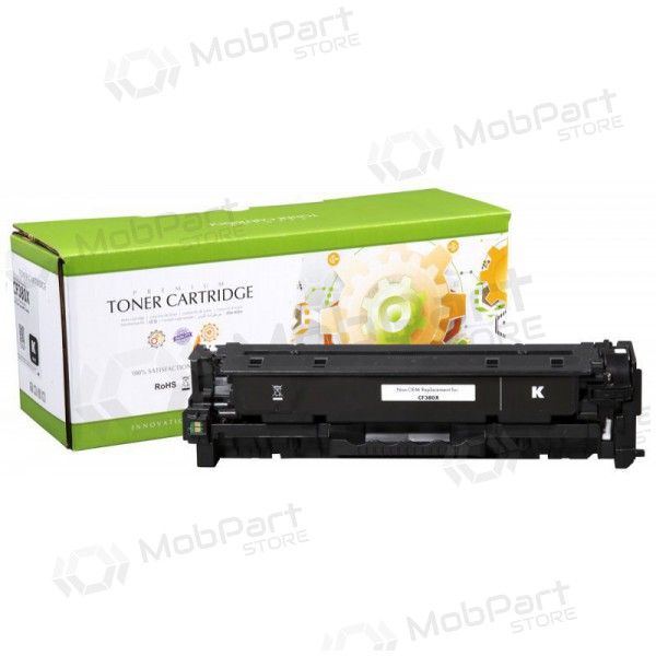 Compatibele Static Control HP 312X (CF380X) zwarte tonercartridge voor laserprinters, 4.400 pagina's.