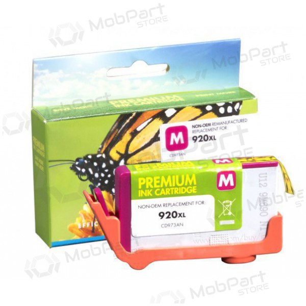 Compatibele Static Control HP 920XL CD973AE magenta inktcartridge voor inkjetprinters, 700 pagina's.
