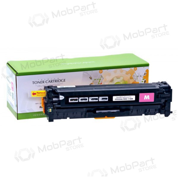 Compatibele Static Control HP CC533A IP Safe, paarse tonercartridge voor laserprinters, 2800 pagina's.