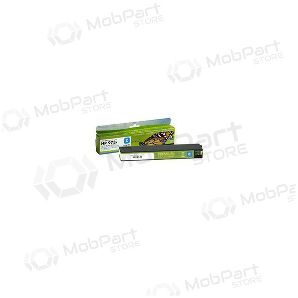 Compatibele Static Control HP No.973X (F6T81AE) cyaan inktcartridge met nieuwe chip voor inkjetprinters, 7000 pagina's.