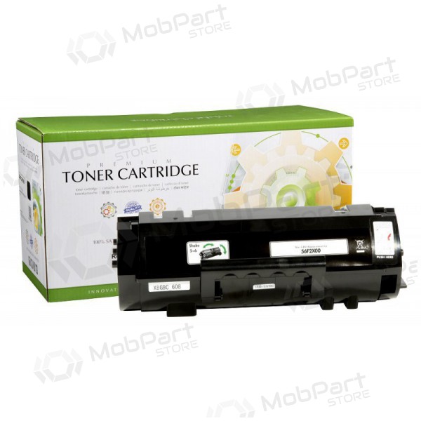 Compatibele Static Control Lexmark 562X (56F2X00) zwarte tonercartridge voor laserprinters, 20.000 pagina's.