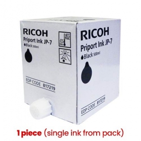 Ricoh JP-7 (817219) inktcartridge, zwart (1 stuk)