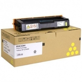 Ricoh SPC310HE (407635) lasercartridge, geel