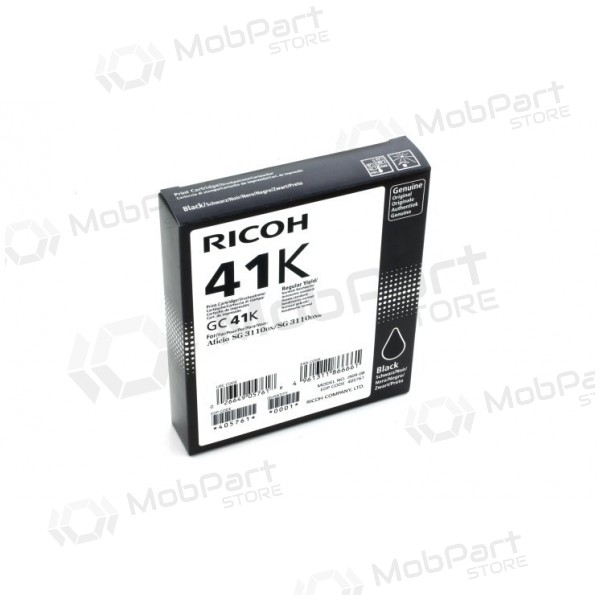 Ricoh GC41K (405761) Inktcartridge, Zwart