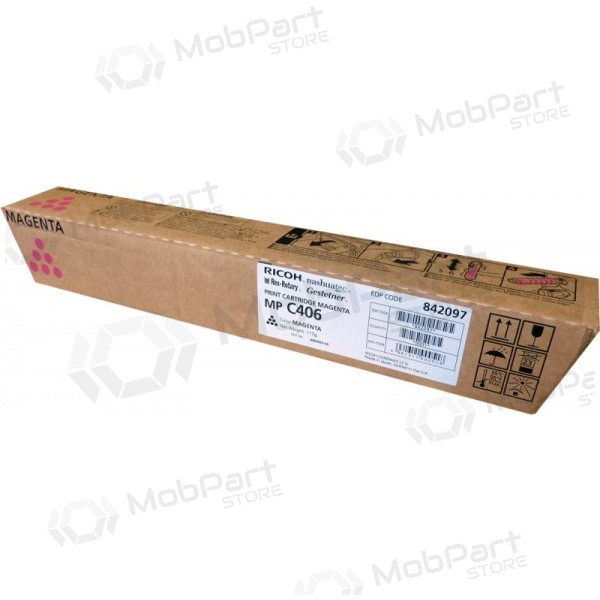 Ricoh MP C406 (842097) lasercartridge, magenta