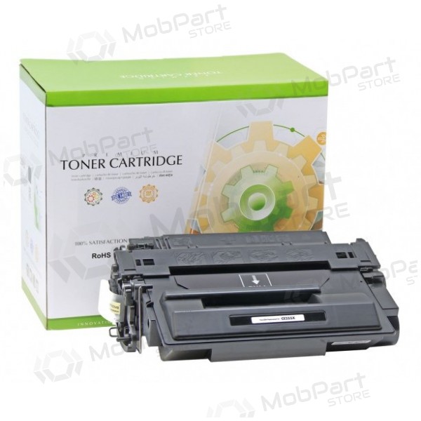 Static Control lasercartridge zwart, compatibel met HP 55X (CE255X)