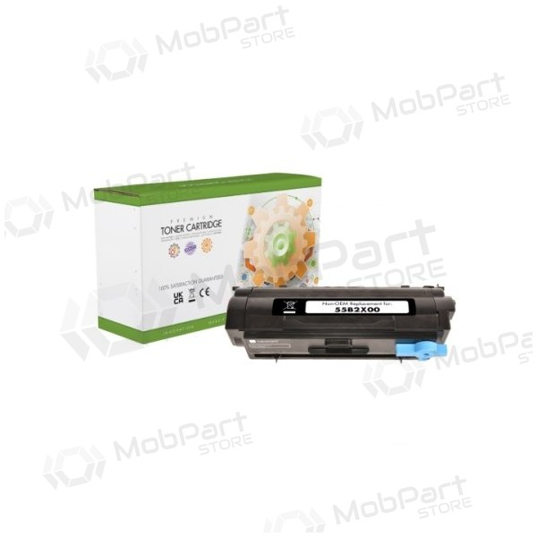 Static Control lasercartridge zwart, compatibel met Lexmark 55B2X00